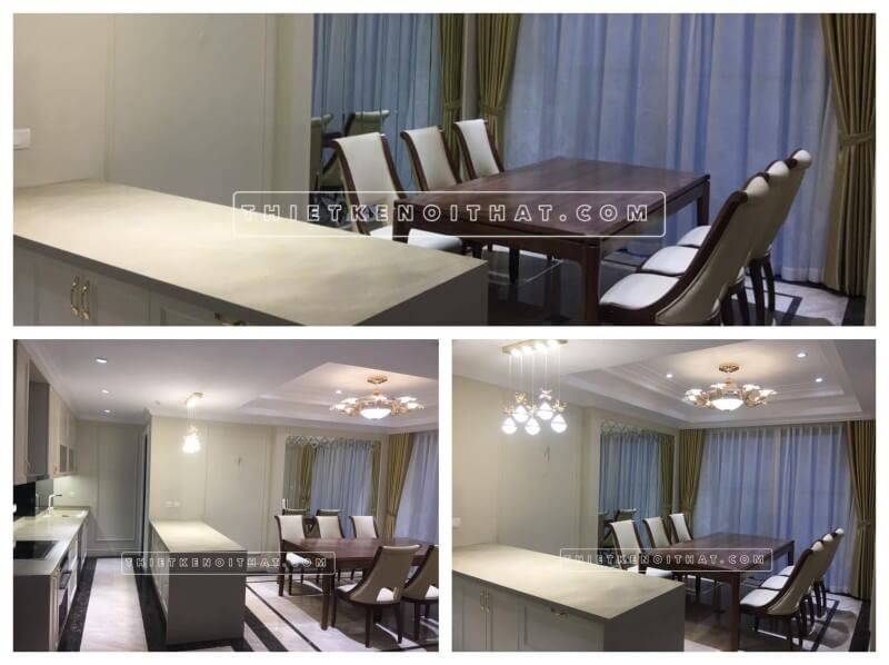 Morehome có kinh nghiệm thi công nhiều công trình nội thất phòng ăn chung cư tại hà nội. Khách hàng có nhu cầu thi công trọn gói nội thất chung cư ở hà nội. Vui lòng liên hệ Morehome để được tư vấn và báo giá.